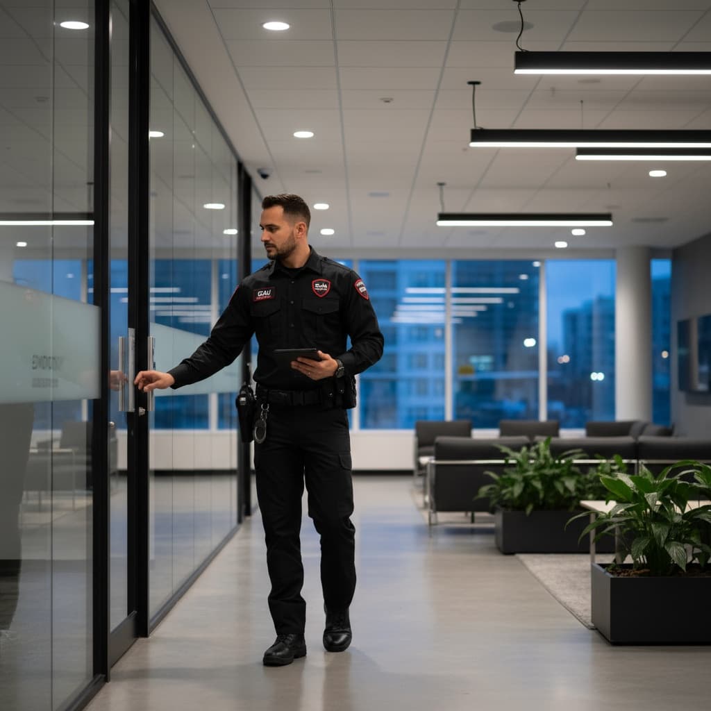 Condo security services in Alberta for lobbies and front desks
