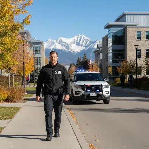 foot and vehicle patrol campus security Alberta