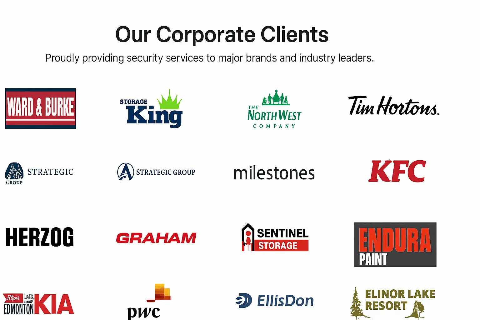 Corporate Client List