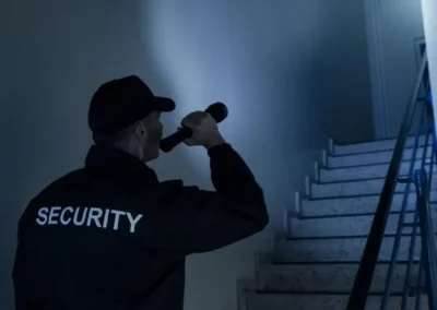 Night Fire Watch Security On Duty