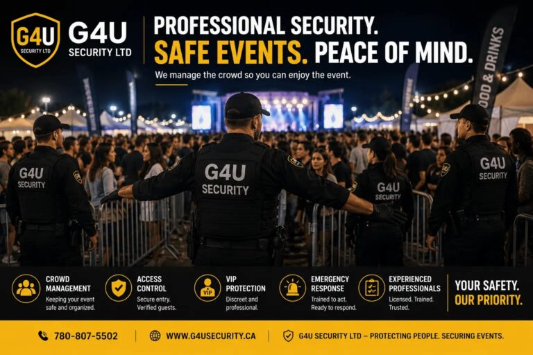 Event Security Edmonton: Making Every Event Safe, Organised and Stress-Free
