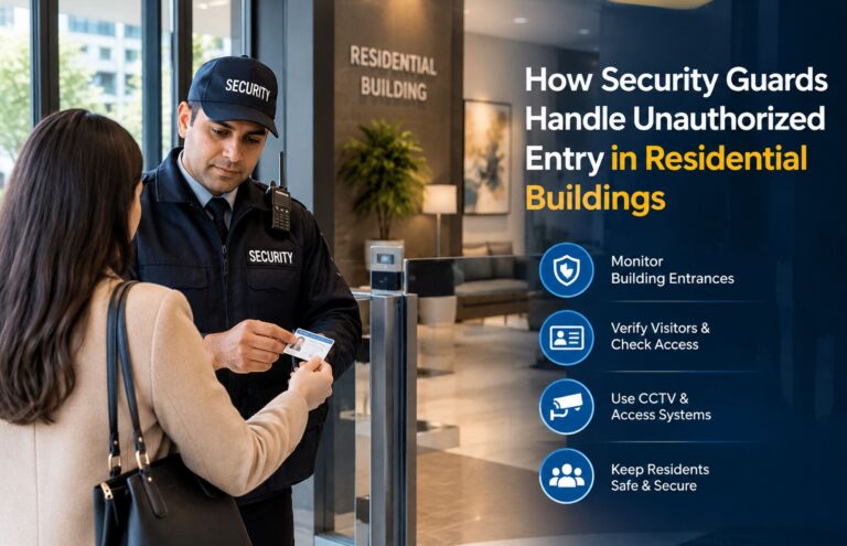 How Security Guards Handle Unauthorized Entry in Residential Buildings